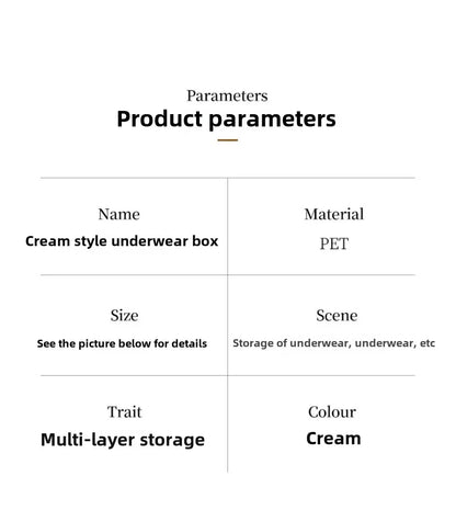 Organizer For Underwear Socks Bra Pants Scarf Tie Storage Box Wardrobe Drawer Organizers Foldable Case For Underwear Organizer