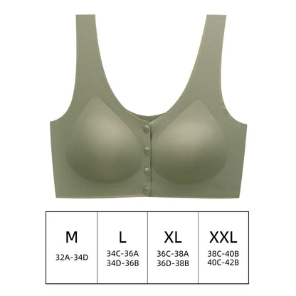 Nursing Bra Maternity Bra With Removable Pads Front Open Buckle Breathable Comfortable 3D Seamless Bras For Women Pregnancy Hot