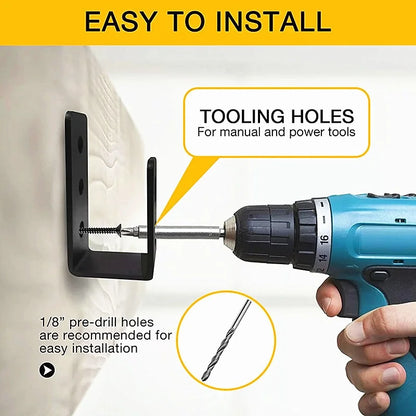 2pcs Shed Security Bar Door Brackets Door Barricades Clamps U Bracket Bar Door Locks Supports for Home Barn Shed Garage Gate