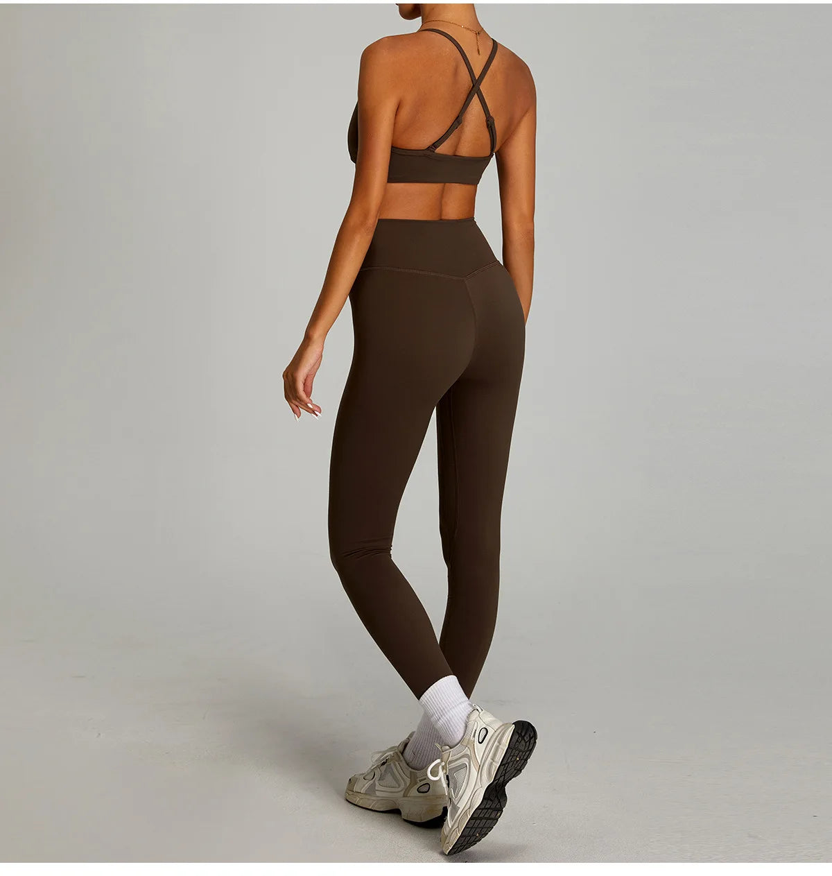 Yoga Pants Sports Leggings Women High Waist Tights Elastic Yoga Pants Training Running Gym Quick Dry Breathable Leggings Female