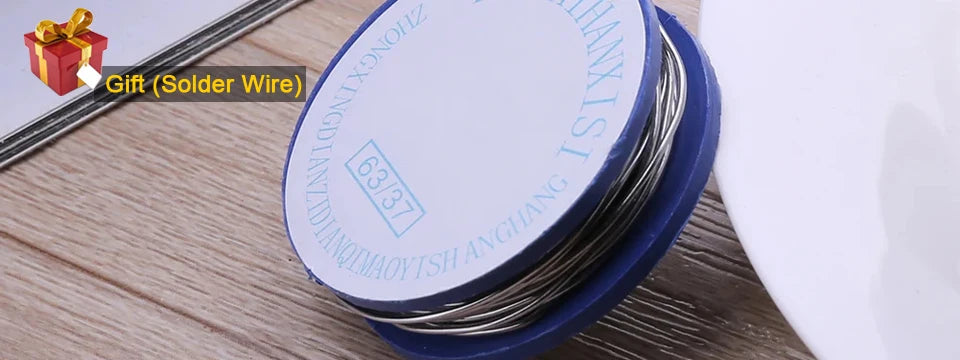 2024 Electric Soldering Iron 60W Adjustable Temperature Replaceable Soldering Iron Head Soldering Iron Pen Welding Kit