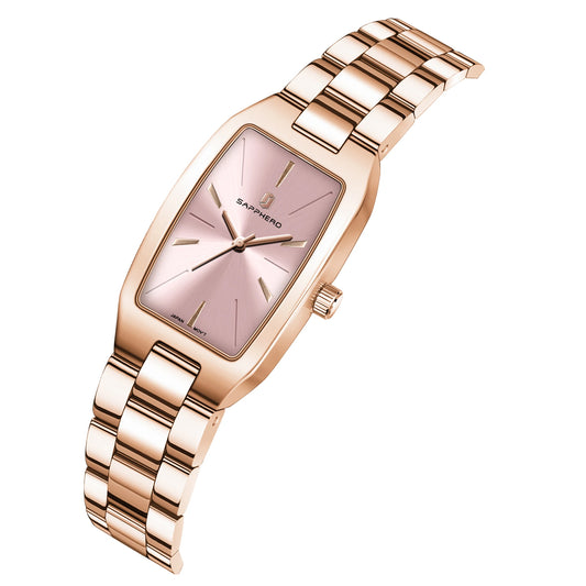 SAPPHERO Women's Quartz Watch Elegant Rose Gold Watch Waterproof 30M Watch Slim Ultra-Thin Watch Premium Gift Box Set Watch