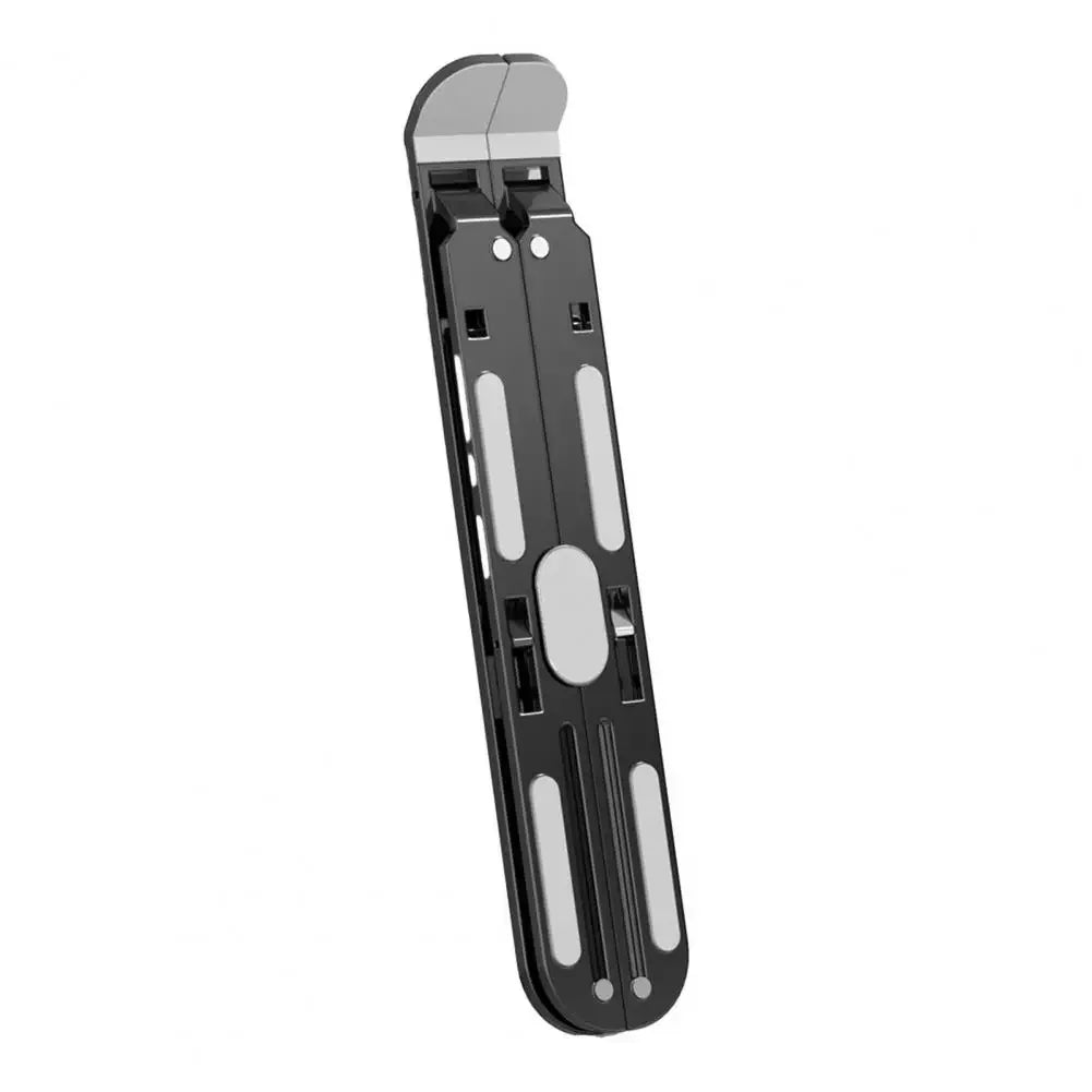 Aluminum Alloy Laptop Holder Heat Dissipation Laptop Stand Portable Foldable Laptop Holder 10-level Height for Desktop