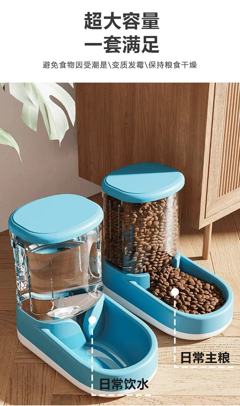 Dog Water Dispenser Cat Automatic Pet Feeder Feeding Cat Drinking Flowing without Inserting Electric
