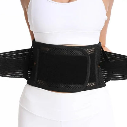 Back Brace Breathable Lumbar Support Belt Adjustable Straps Back Belt Lower Back Waist Brace for Lower Back Relief Sciatica