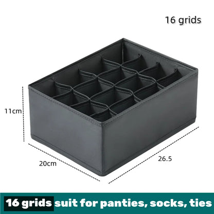 Organizer For Underwear Bra Socks Pants Scarf Storage Box Organizers Of Cabinets And Drawers Wardrobe Foldable Storage Box Case