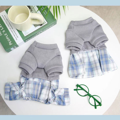 Couple Dog Clothes Jumpsuit Dress Winter Pet Clothing Boy Girl Dog Costume Apparel Puppy Skirt Pants Yorkie Pomeranian Apparel