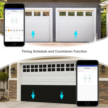 SGC01 WiFi Switch Smart Garage Door Opener Controller 24V Work With Xhouse APP Control by Phone for Swing Sliding Gate Opener