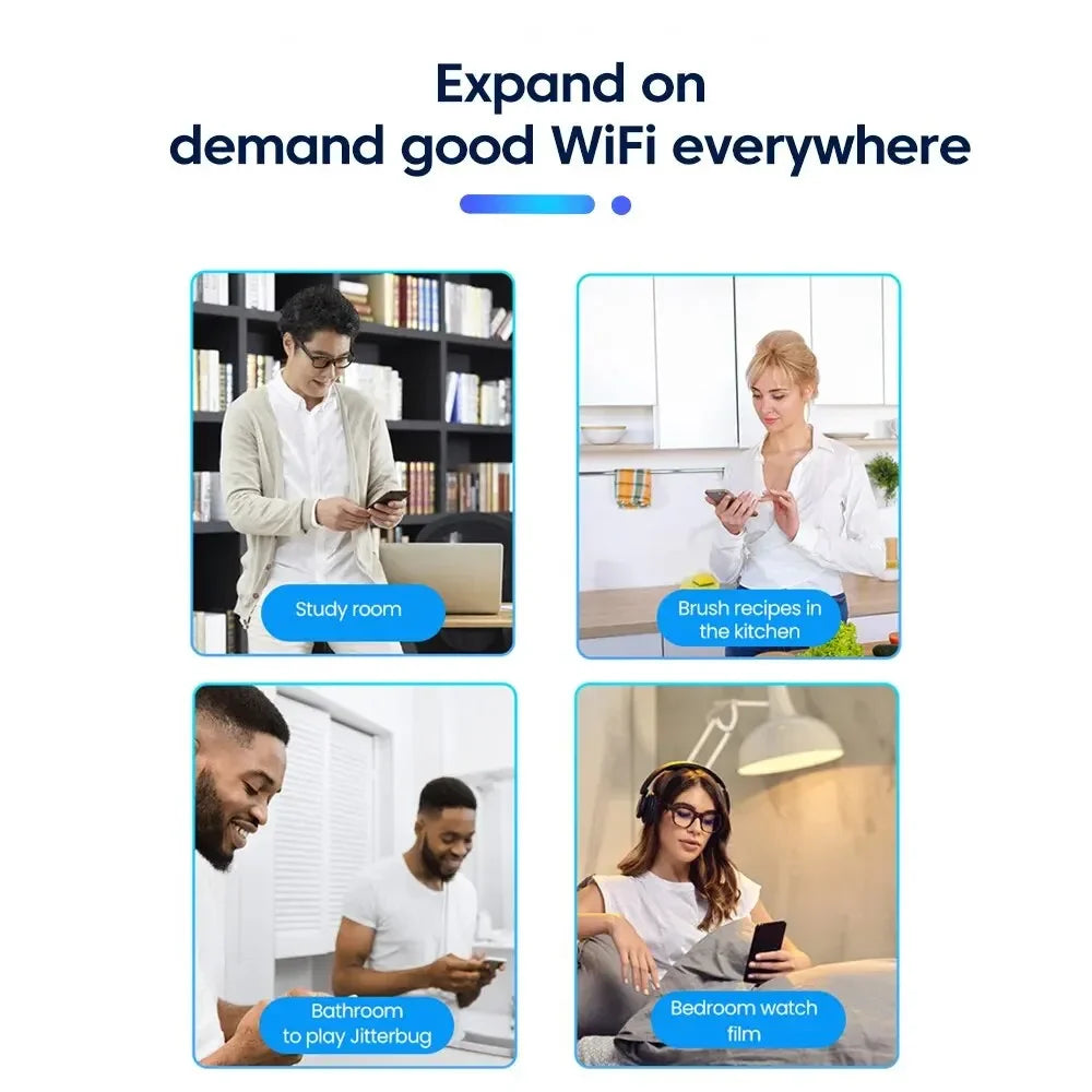 CCSN New EU WiFi Extender 300M Wireless WiFi Repeater Long Range Wireless WIFI Signal Booster Wireless Network Internet Repeater