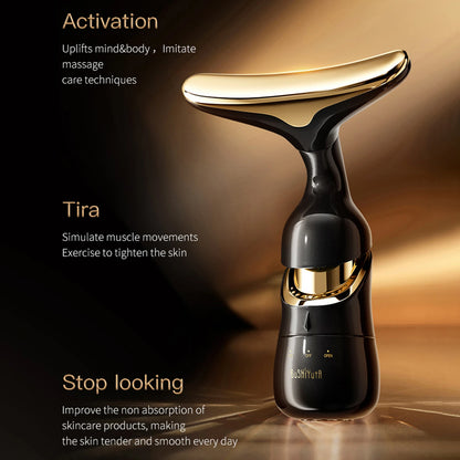 3 Heads Skin Care Facial Firming Massager Multifunction Skin Care Face Sculpting Tool for Women Daily Skin Care Routine