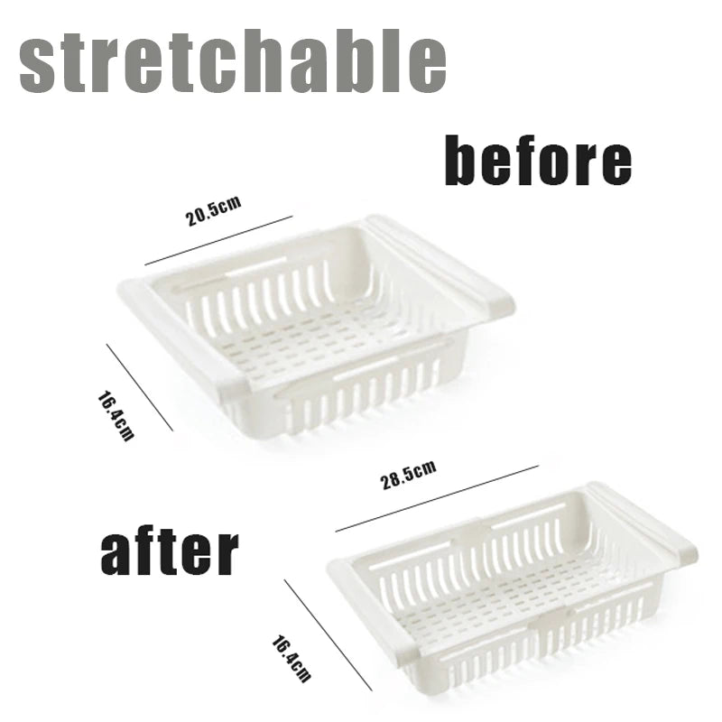 Fridge Organizer Storage Box Creative Multifunctional Refrigerator Drawer for Fruit Egg Food Plastic Storage Container Shelf