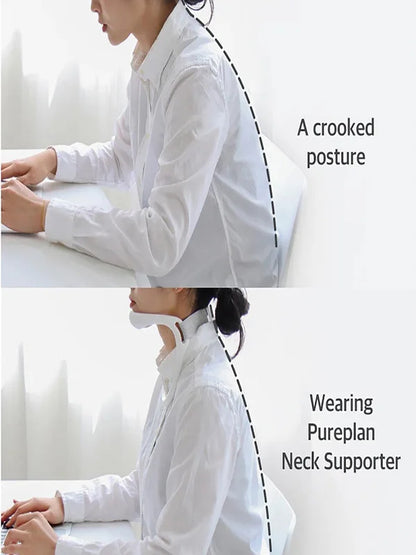 Neck Stretcher Posture Corrector Neck Brace Support Improve Pain Caused Girth Adjustable Correct Effectively Stretcher