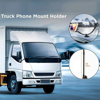 Anti-Shake Car Phone Holder Mount Strong Suction Cup Long Arm Windshield Phone Holder for iPhone Huawei xiaomi