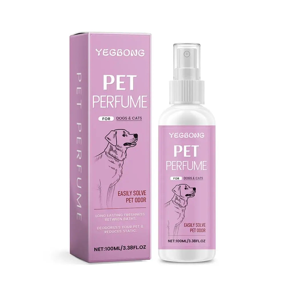 100ml Pet Odor Eliminator Fresh Scent Spray For Dogs Cats Home Deodorizing Solution With Harness Attachment