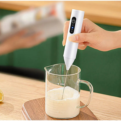 1 pc Electric Milk Frother Handheld Egg Beater Foamer Coffee Maker Electric Blender Mixer Mini Portable Blender Kitchen Tool