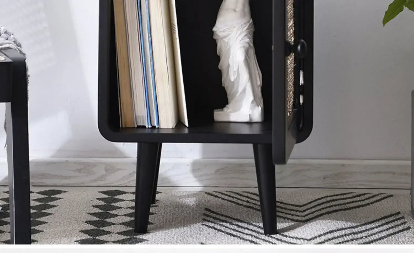 Bedroom Rattan Nightstands Modern Storage Box Organizers Small Space Nightstands Rustic Center Moveis Para Casa Room Decoration