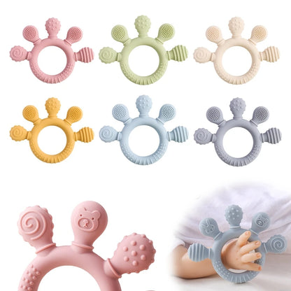 Baby Silicone Teethers Animal Food Grade Silicone Baby 0-12 Toys Silicone Teeth Grinding Stick Newborn Pacifier Accessories Toys