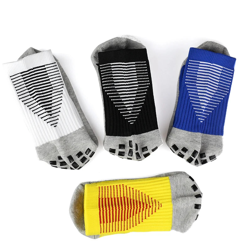 Sports 2025 and New Football Socks Women Men New Socks Non-slip Silicone Bottom Soccer Basketball Grip Socks