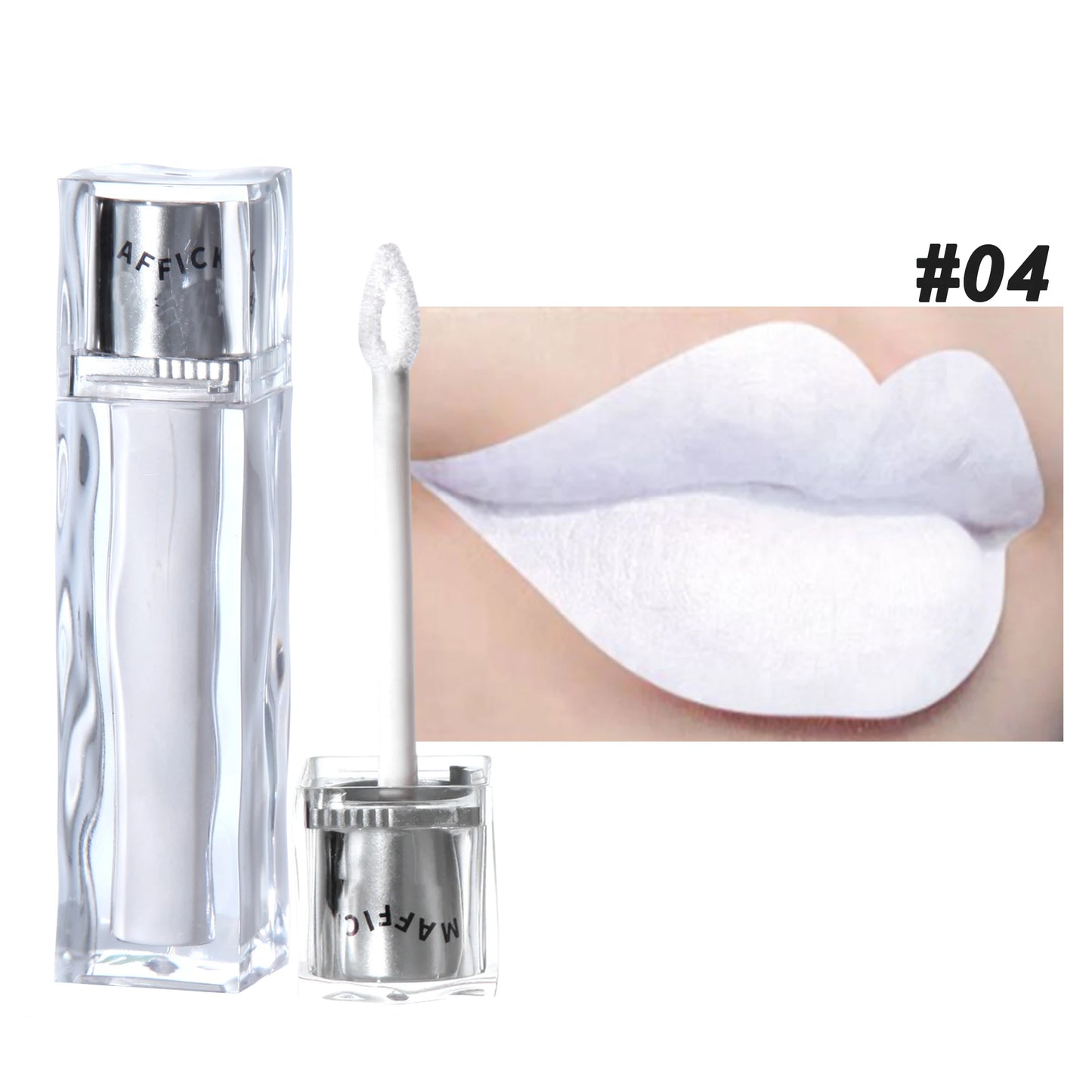 MAFFICK Black Lipstick Lip Stain Waterproof Lightweight Matte lipgloss purple/blue/white