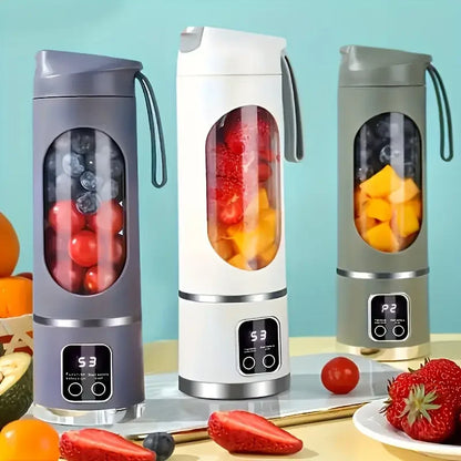 Compact Portable USB-Rechargeable Blender & Juicer 10.14oz Easy Clean for Smoothies Shakes Fresh Fruit Drinks