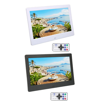 Digital Photo Frame HD 10.1 Inch 1024x600 LCD Display Smart Electronic Picture Frame with Remote Control Digital Picture Album