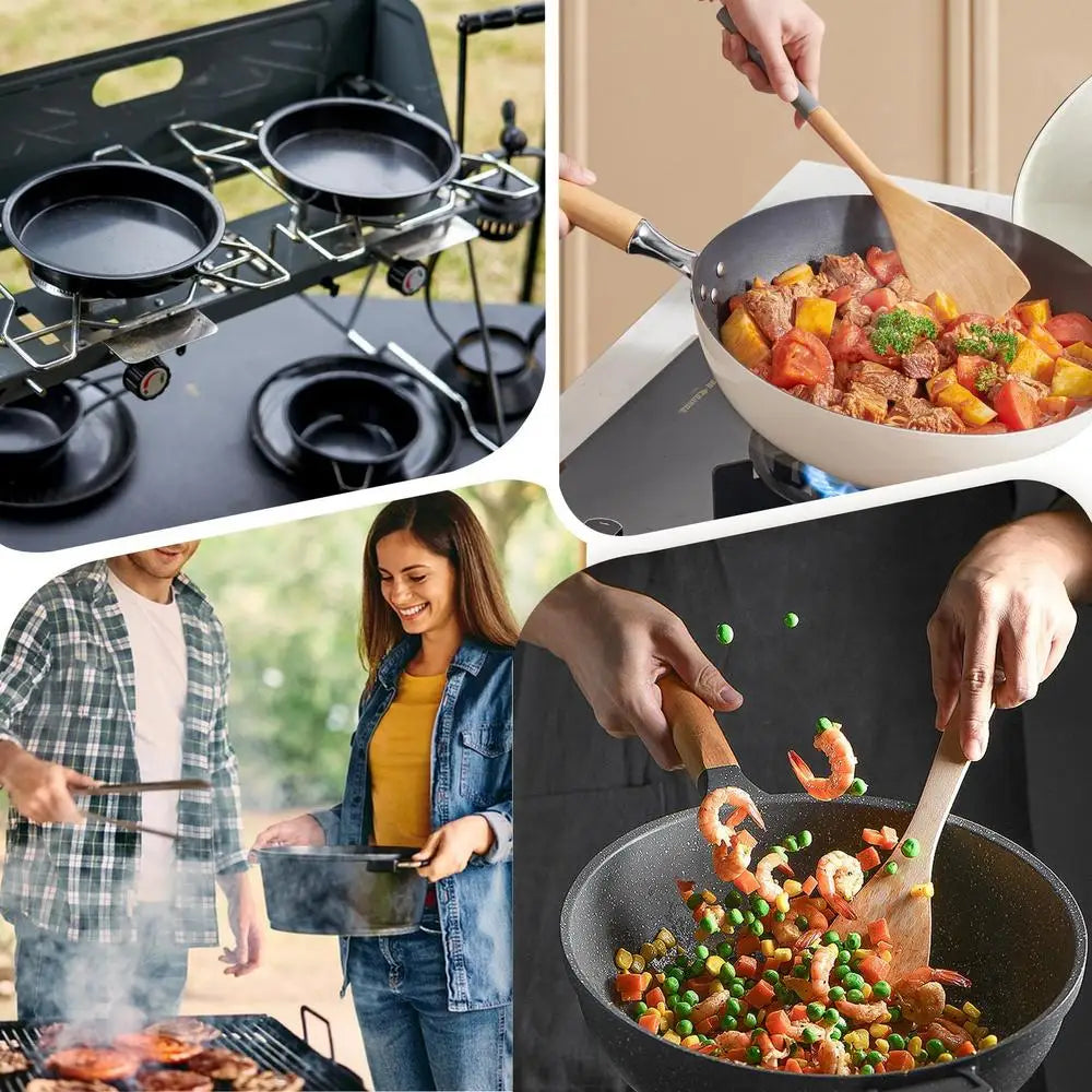 Removable Handle Removable Pan Pot Handle Detachable Replacement Clip Hand Grip Portable Cookware Grip for All Cookware