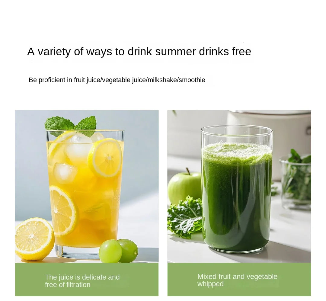 Portable Multifunction Fruit Juicer Blender 10 Blade Mini Ice Blender Smoothie Maker USB Charging Wireless Juice Extractor