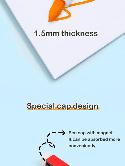 Multi-color optional magnetic whiteboard pens can absorb erasable markers office cultural and educational supplies