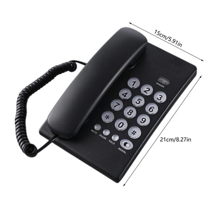 Corded Landline Phone Big Button Landline Phones With Caller Identification Fixed Telephone For Office Hotel Receptioni