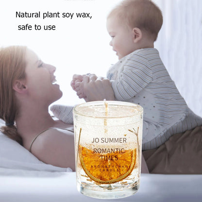 Scented Wax Candle Smokeless Aromatic Soybean Candles Aromatherapy Wedding Birthday Party Gift 2024 Christmas Home Decoration