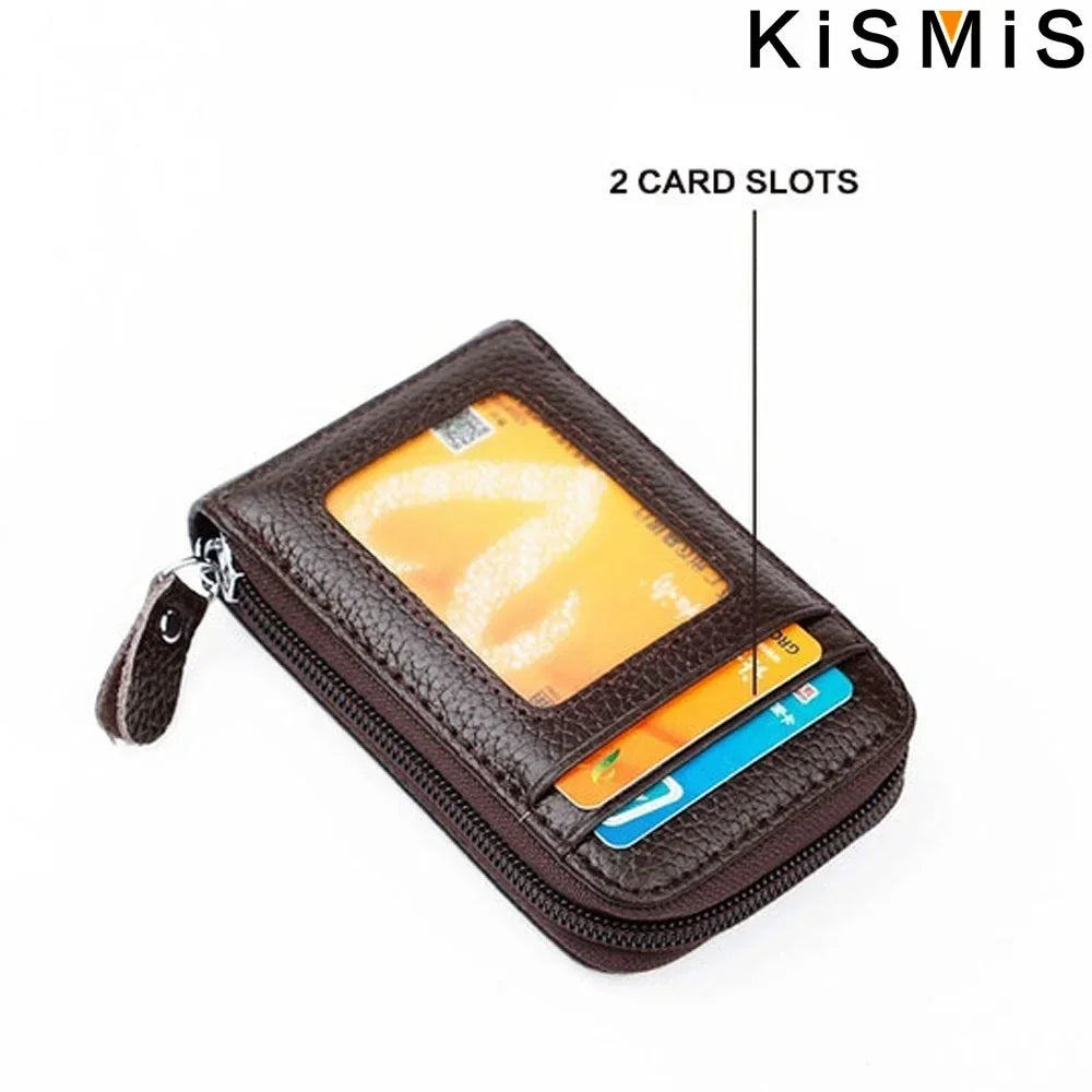 RFID Blocking Aluminum Card Case - Credit Card Protector, Business Card Holder, Metal ID Organizer Wallet, 6 Slots for Women,Men