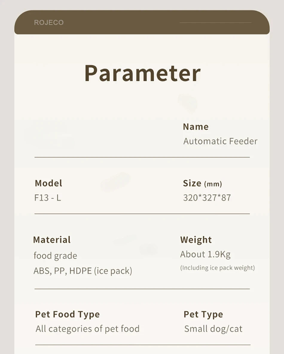 6 Meals Automatic Pet Feeder Smart Cat Food Dispenser For Wet & Dry Food Kibble Dispenser Accessories