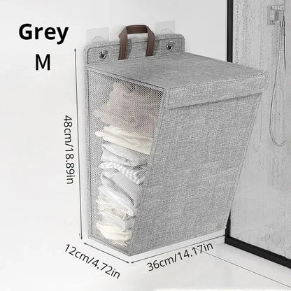 Household Laundry Baskets Foldable Bathrooms Laundry Baskets Large Capacity Multifunctional Waterproof Clothes Storage Basket