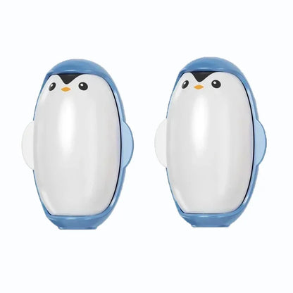 Penguin Lint Remover Reusable Portable Roller for Clothes Pet Hair Remover Washable Dust Removal Hairs Sticky Portable Gel Lint