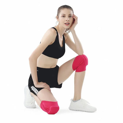 1Pair Knee Pads Fitness Dance Training Knee Protector Elastic Thickened Sponge Women Knee Brace Support For Arthritis Relief