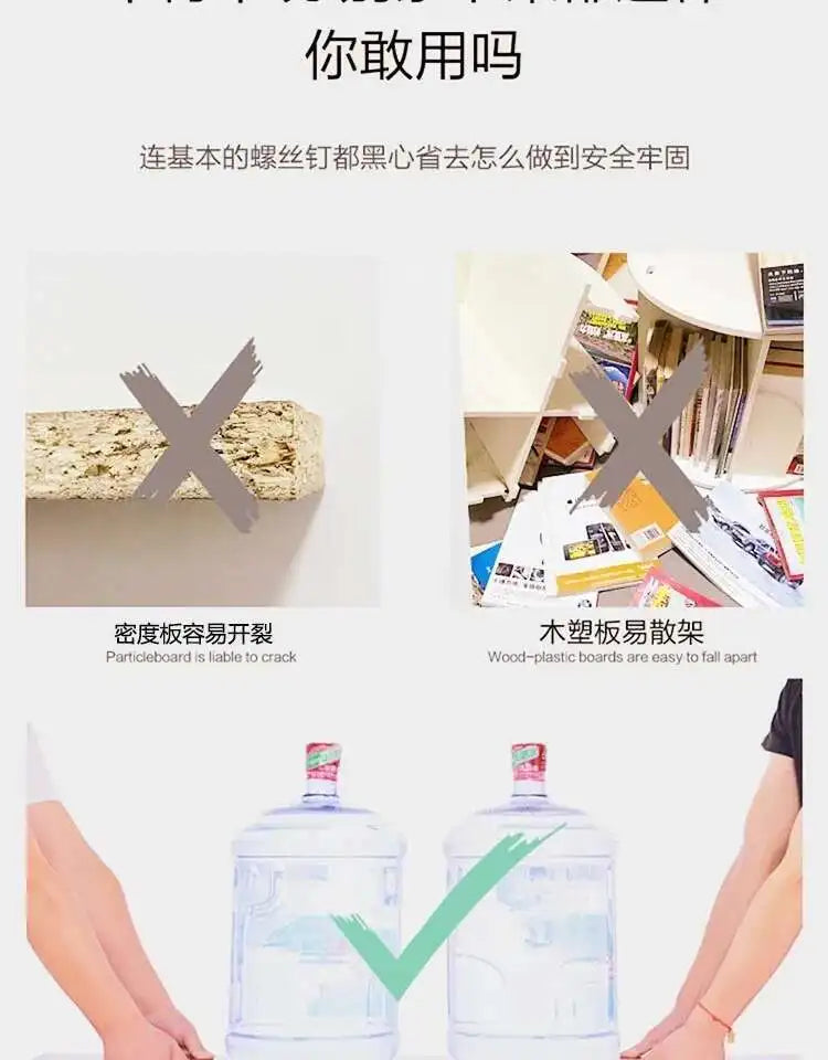 Modern Closet Bookcase Organizer Cabinet Display Rotating Bookcase Magazine Shelves Estante Para Livros Minimalist Furnitures