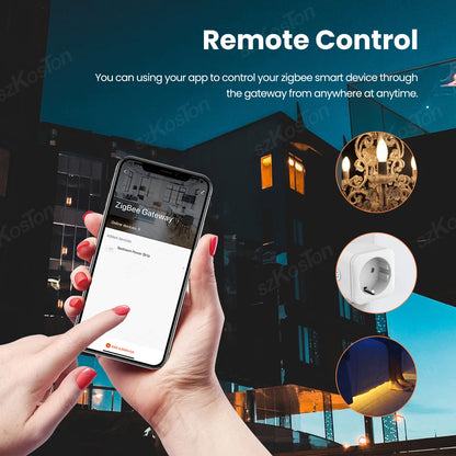 Zigbee 3.0 Wired Gateway Hub Smart Home For eWeLink APP Control RJ45 Ethernet Bridge Work with Alexa Home Assistant Zigbee2MQTT