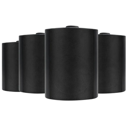 Herdio 5.25'' 600W 4PCS Outdoor Bluetooth Speakers Waterproof Wired Wall Mount Weatherproof Loudspeaker System For Garden Patio