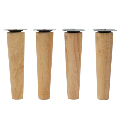 4PCS Sofa Leg Furniture Leg Screw Solid Wood Leg Wooden Table Cabinet Leg Furniture Parts Home Floor Protector