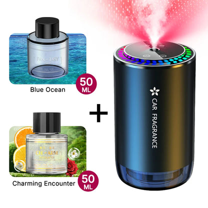 Caer Car Electric Air Diffuser Smart Aroma Mist Aromatherapy Starry Sky Top Air Freshener Removing Odor Eliminator Interior Tool