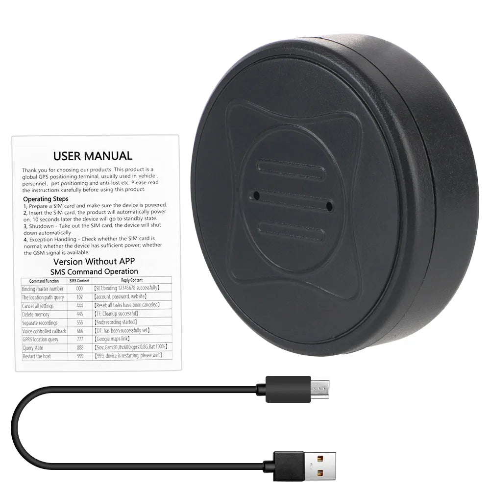 Real-time Vehicle Locator Precise Positioning GPS Tracker Mini Wireless Device Intelligent Anti-theft GF10 GPS Tracking Locator