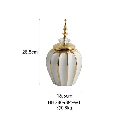 General's Universal Jars Storage Jar Light Luxury Ceramic Vase Craft Ornaments Middle Eastern Home Decor and Decor Items Bottles