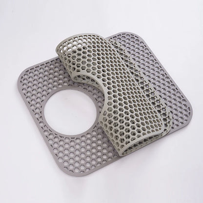 Sink Protectors for Kitchen Sink,Sink Mat,Grid Silicone Kitchen Sink Mat for Bottom of Stainless Steel Sink,Heat resistant mat