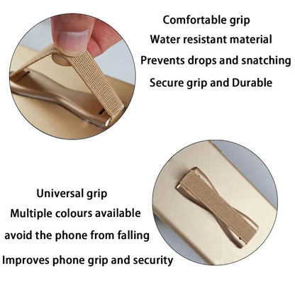 1pc Elastic Phone Finger Strap ABS Grip Phone Mobile Phone Accessories Sling Phone Holder Universal
