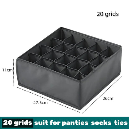Organizer For Underwear Bra Socks Pants Scarf Storage Box Organizers Of Cabinets And Drawers Wardrobe Foldable Storage Box Case