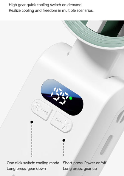 Handheld Fan, Portable Handheld Fan with Ice Function Turbo Powerful Rechargeable Fans  for Outdoor Indoor travel essentials