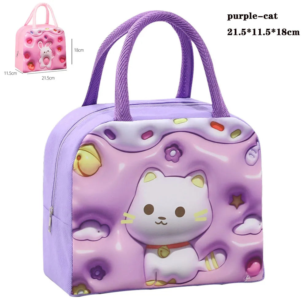 Food Storage bag Student lunchbag cool food bag for Children Food Container for Kids Schiool Thermal Lunch food Bag Mommy bag