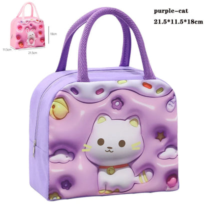 Food Storage bag Student lunchbag cool food bag for Children Food Container for Kids Schiool Thermal Lunch food Bag Mommy bag