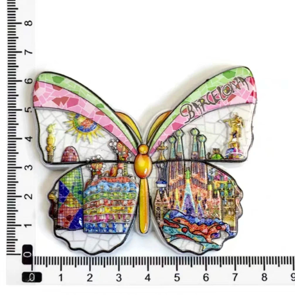 Europe Spain Barcelona Madrid Valencia Alicante Benidorm  3D Fridge Magnets Decoration Handicraft Magnetic Refrigerator