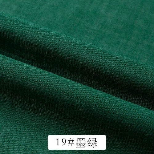 Cotton Summer Solid Color Clothing Lining Cloth White Cotton Dress Mesh Cotton Clothes Lining Fabric